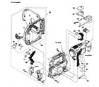 Sony DCR-DVD308 cabinet parts 2 diagram