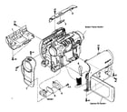Sony DCR-HC48 cabinet parts diagram
