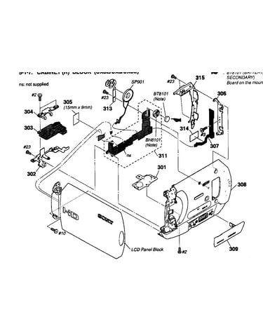 Cabinet parts r