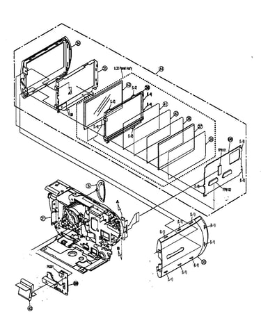 Side r/lcd assy