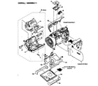 Sony DCR-SR200 cabinet parts diagram