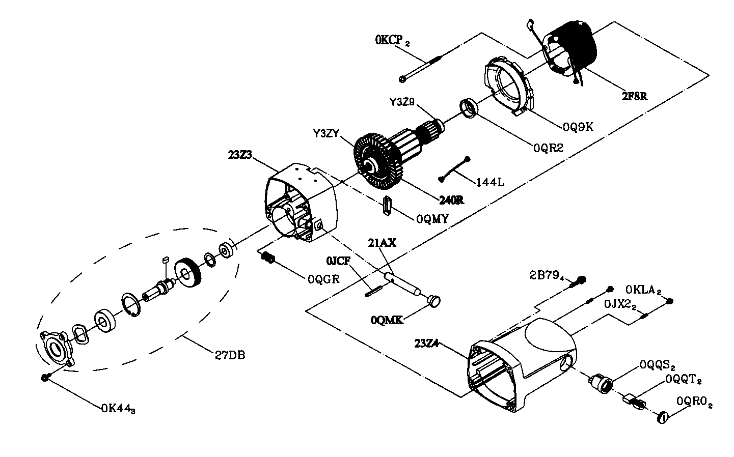 Motor assy