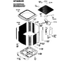 ICP H2H342GKB100 cabinet/fan/motor diagram
