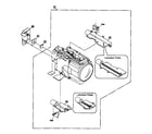 Panasonic SDR-H18P ccd/lens assy diagram