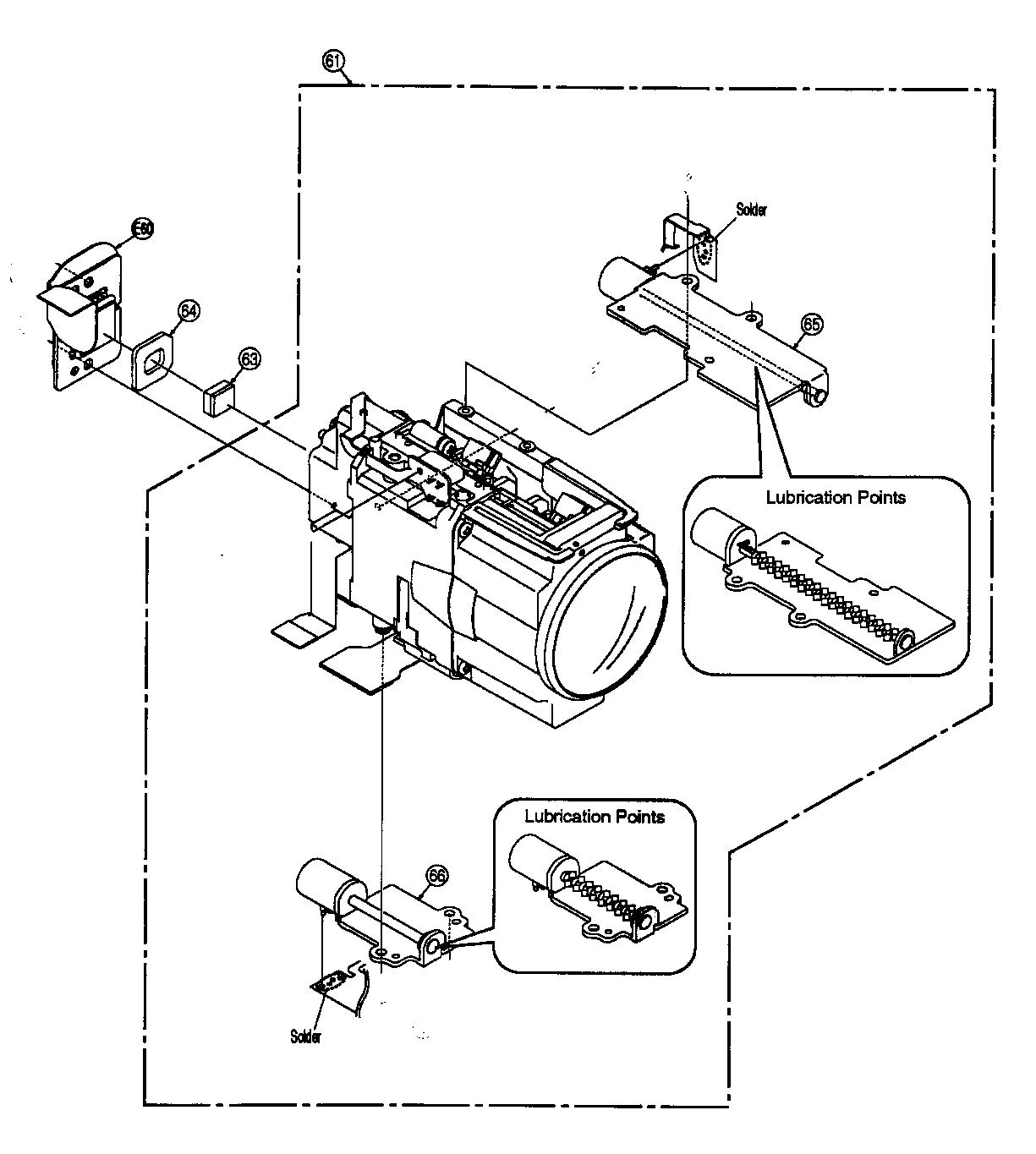 Ccd/lens assy