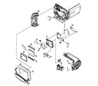 Panasonic SDR-H20P cabinet parts diagram