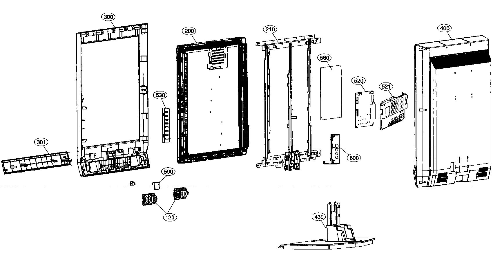 CABINET PARTS