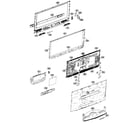 LG 42PC5D cabinet parts diagram