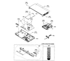 Samsung DVD-R155 cabinet parts diagram