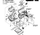 Sony DCR-SR42 cabinet parts 1 diagram
