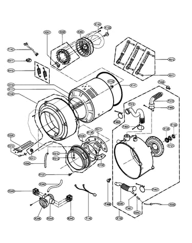 Drum/tub assy