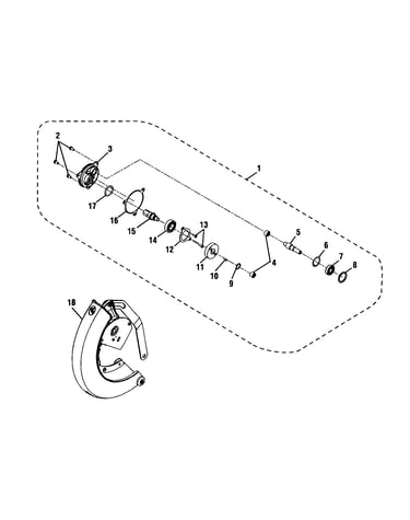 Gear case assy
