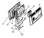 Olevia 226-S11 cabinet parts diagram