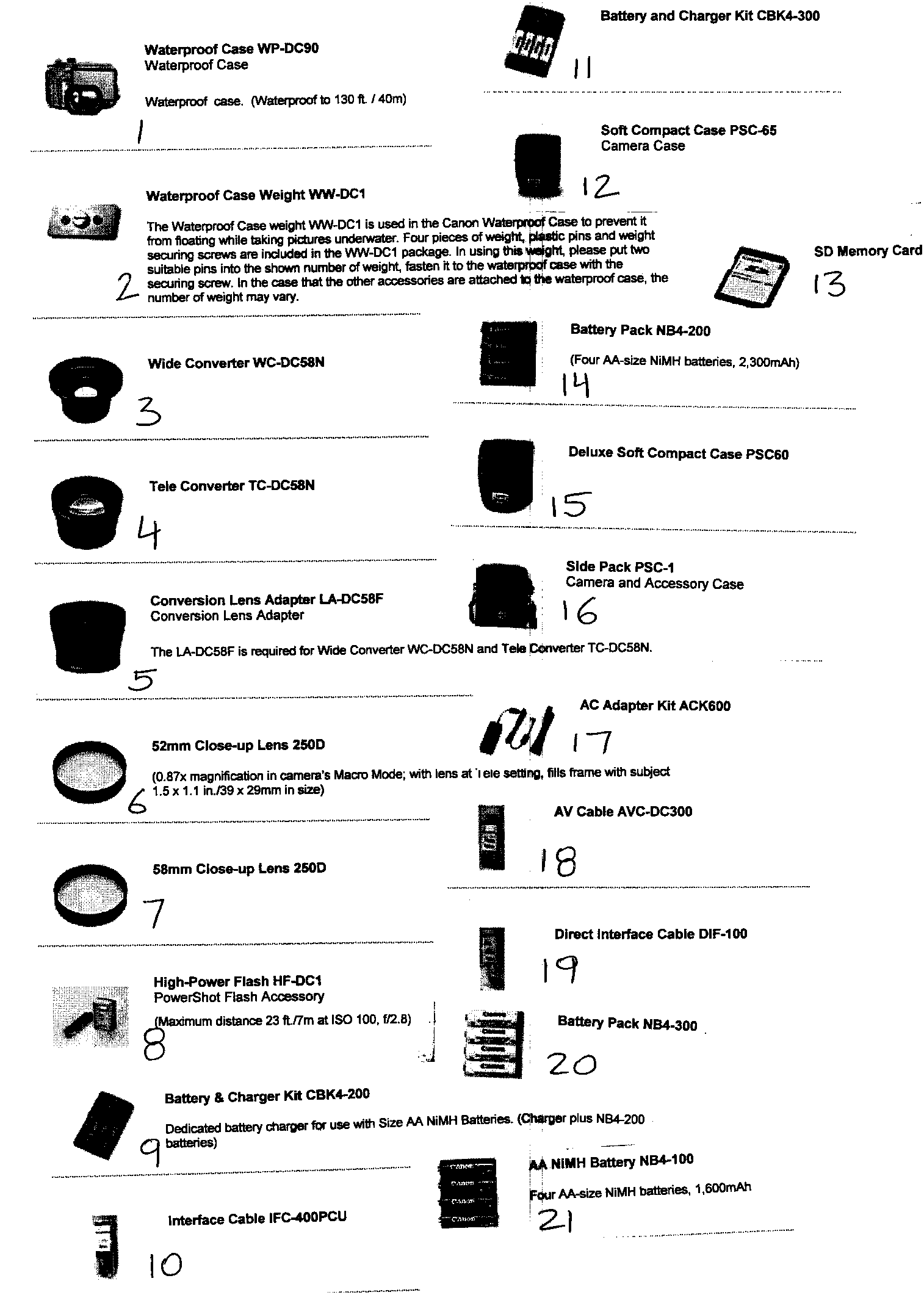 Accessories