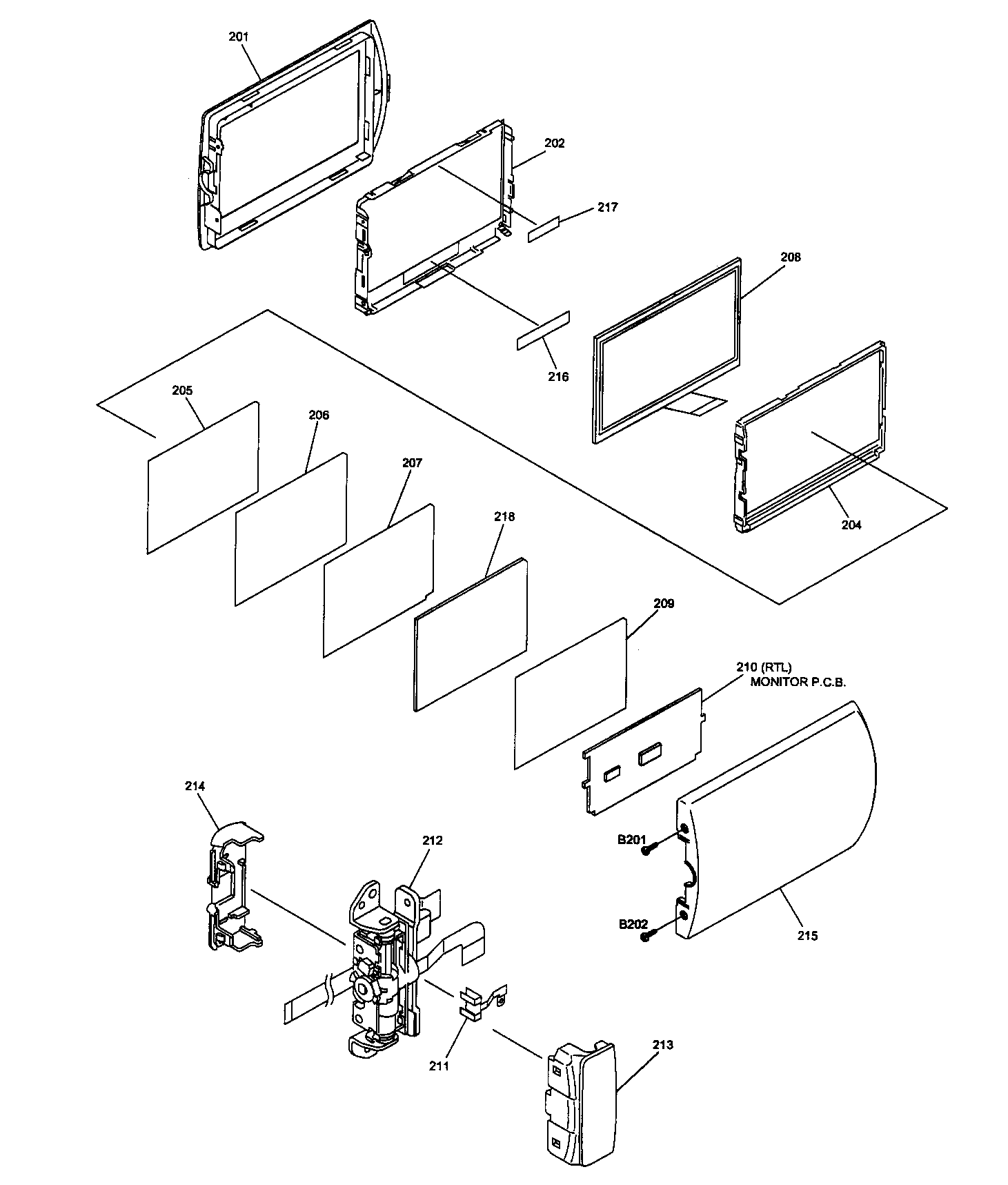 Lcd assy