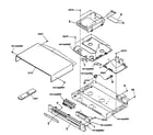 Sony RDR-GX355 cabinet parts diagram