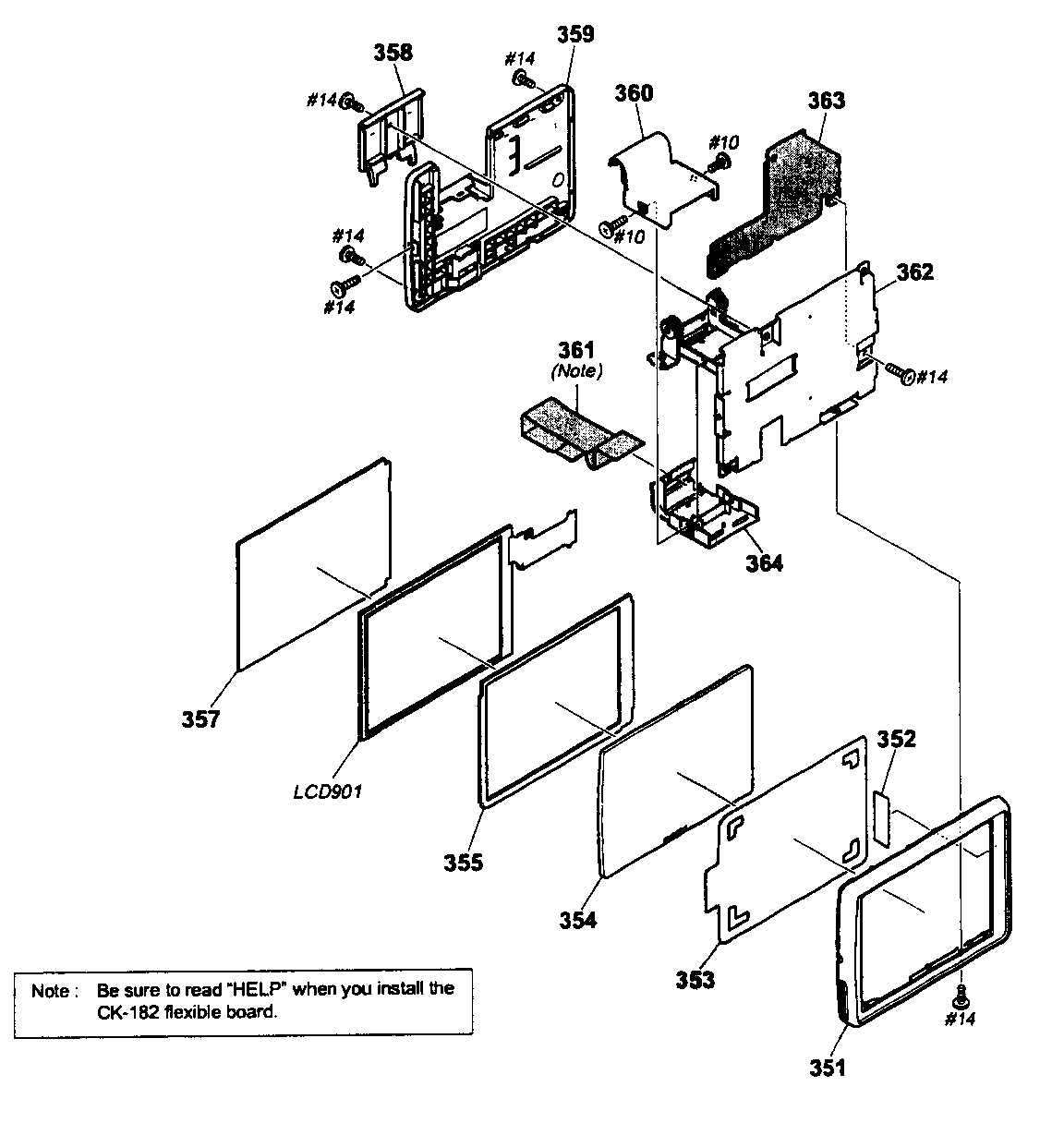 Lcd assy