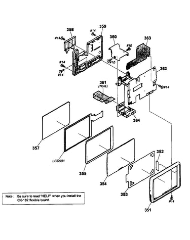 Lcd assy