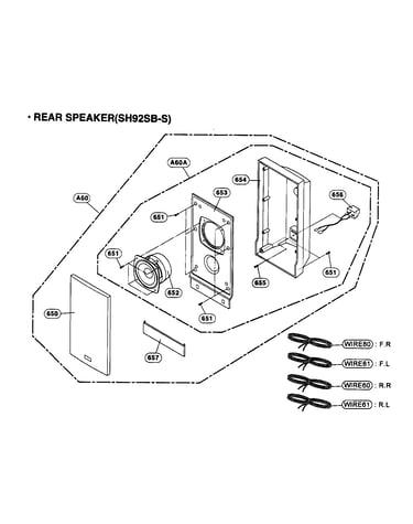 Rear speaker