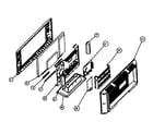 Olevia 227-S11 cabinet parts diagram