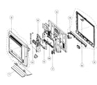 Magnavox 37MF337B cabinet parts diagram