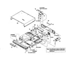 Sony DAV-HDX265 cabinet parts 1 diagram