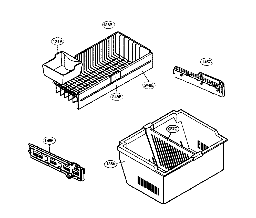 Freezer parts