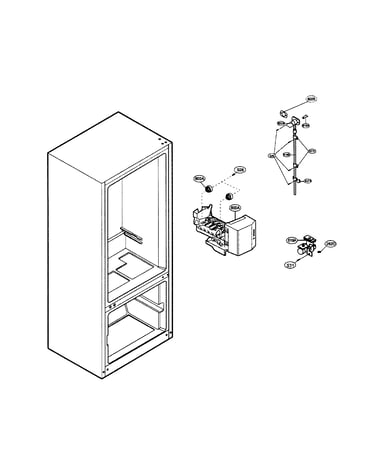 Water/ice maker parts