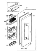 Refrigerator door parts