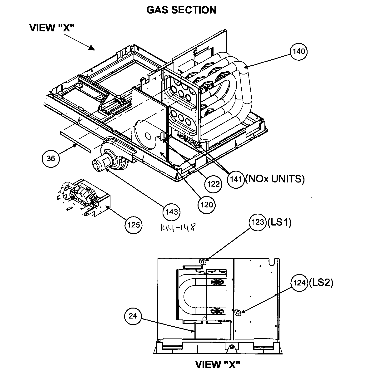 Exchange assy