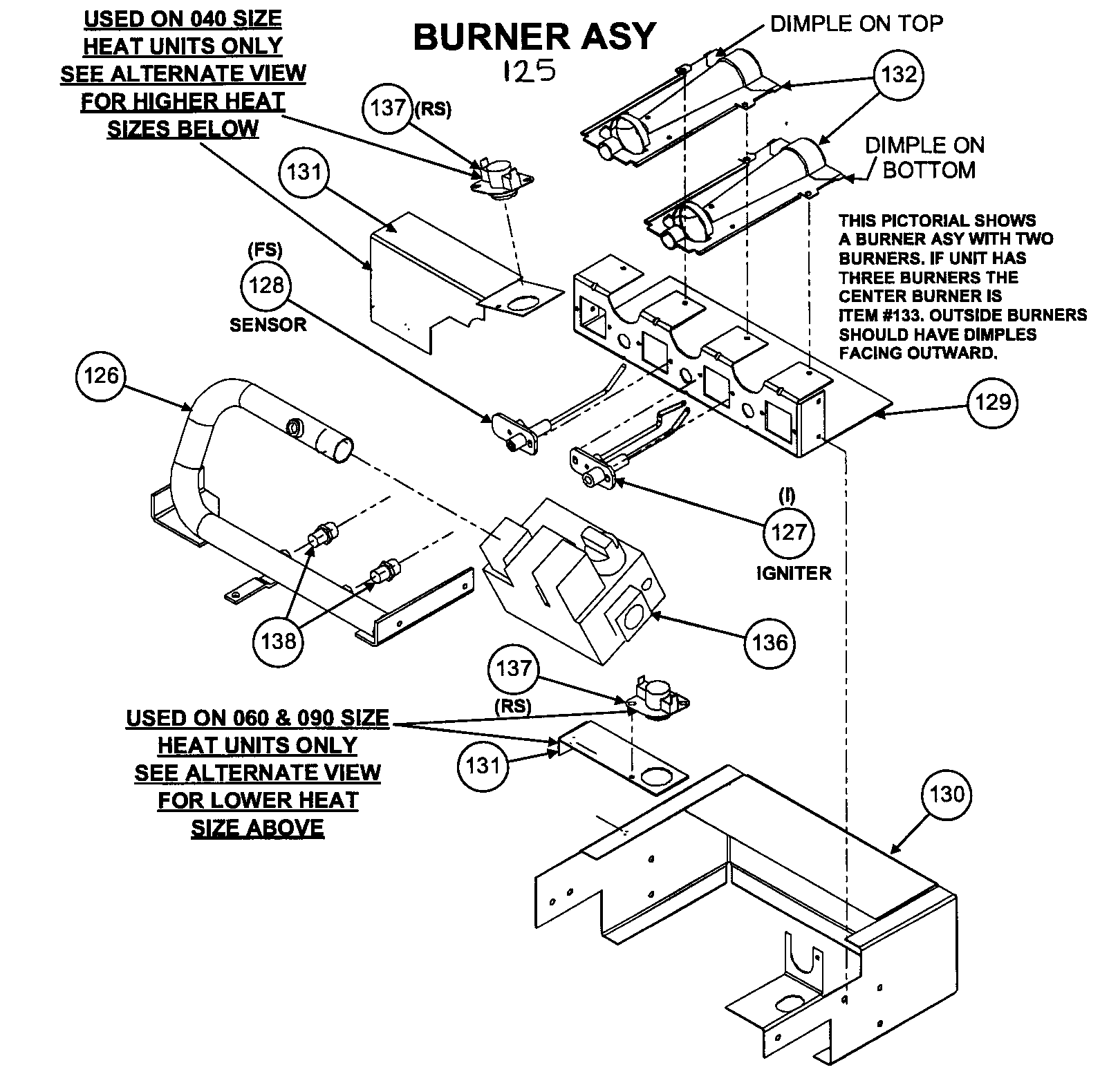 Burner assy
