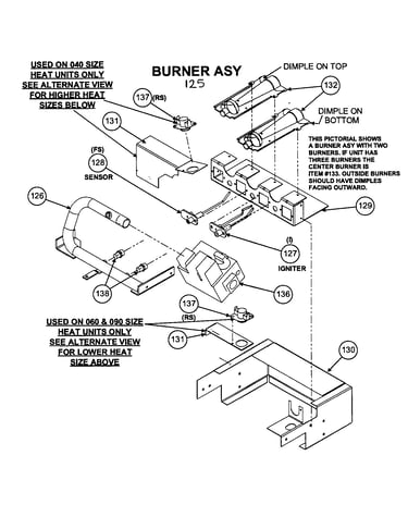 Burner assy