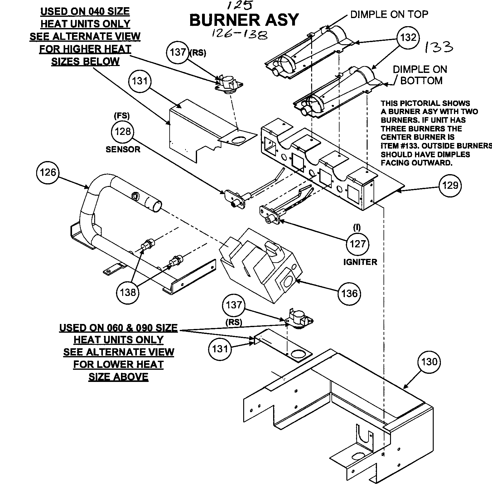 Burner assy