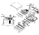 Samsung HT-TX72 cabinet parts diagram