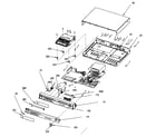 Samsung HT-X40T cabinet parts diagram