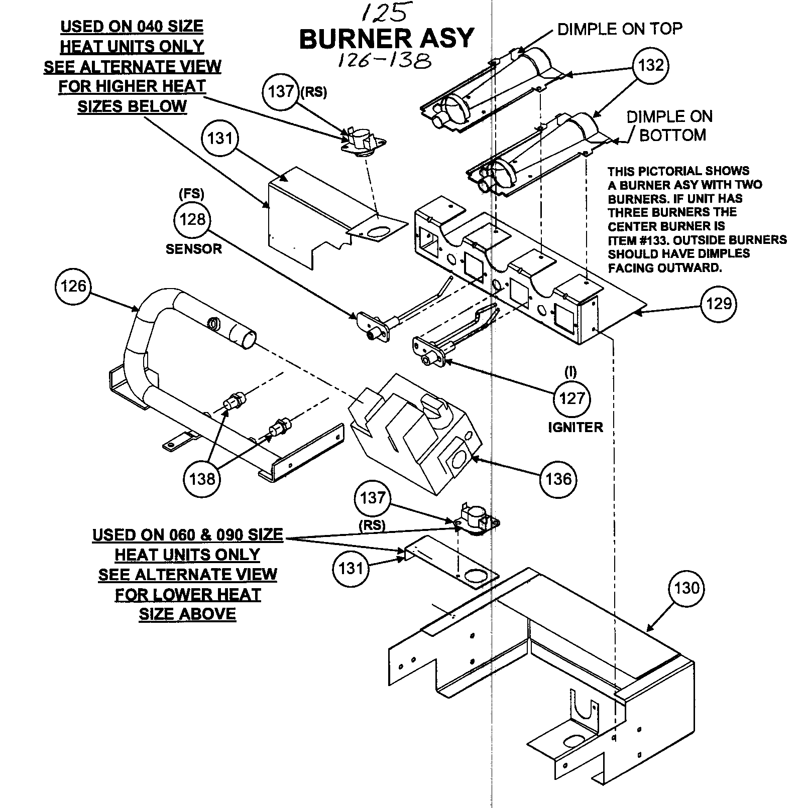Burner assy