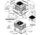 Carrier 48XT060130300 front view/rear view diagram