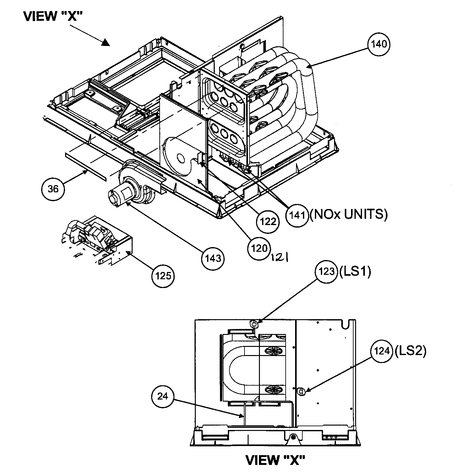 Exchange assy
