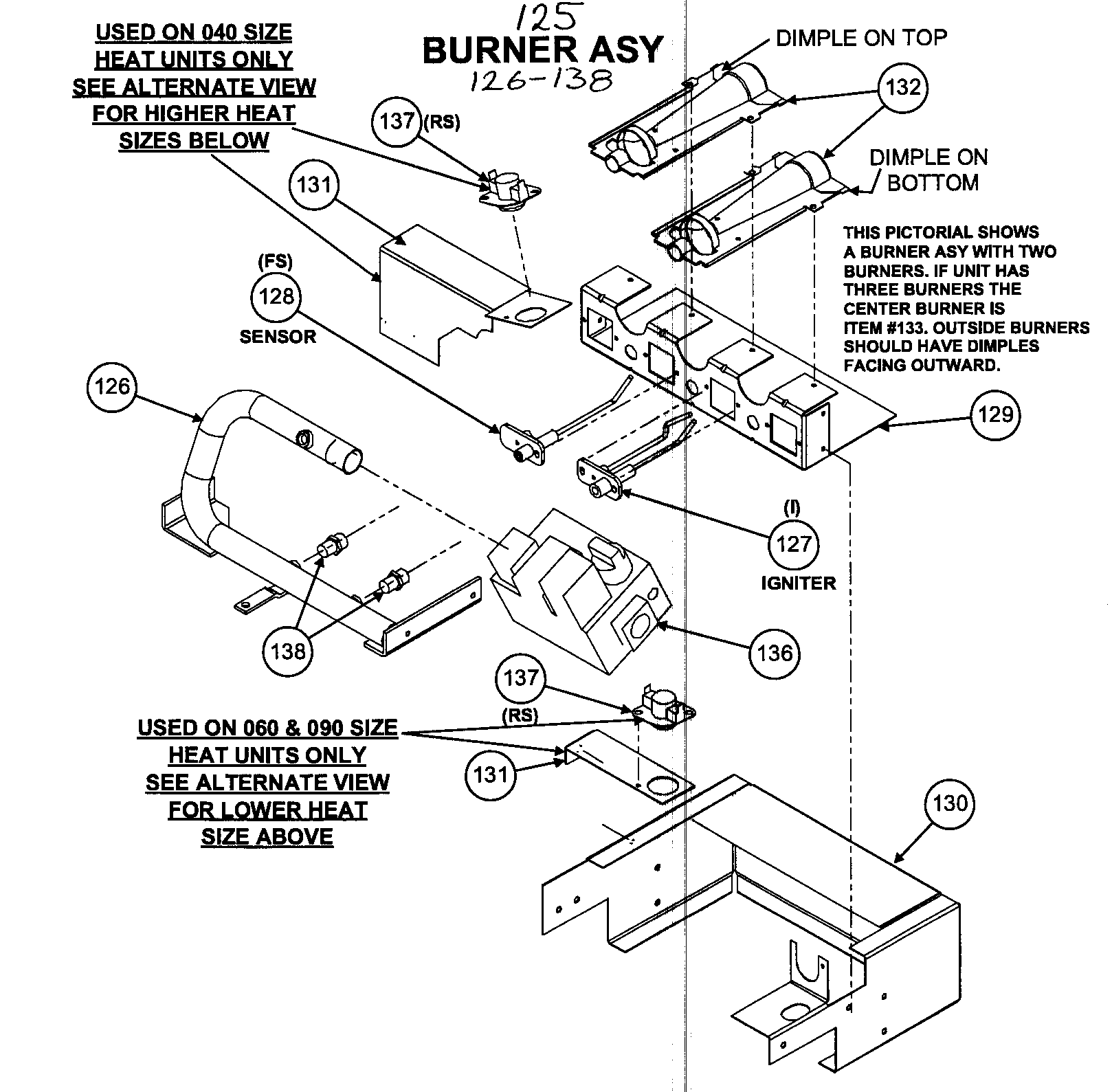 Burner assy