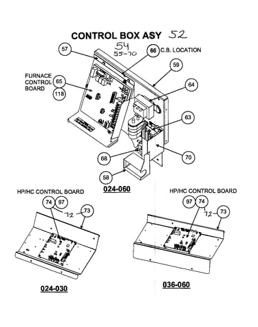 Control panel assy