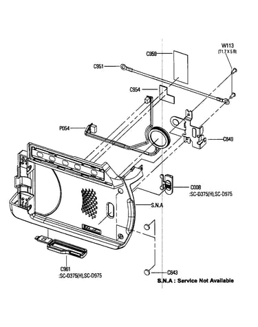 Case lt assy