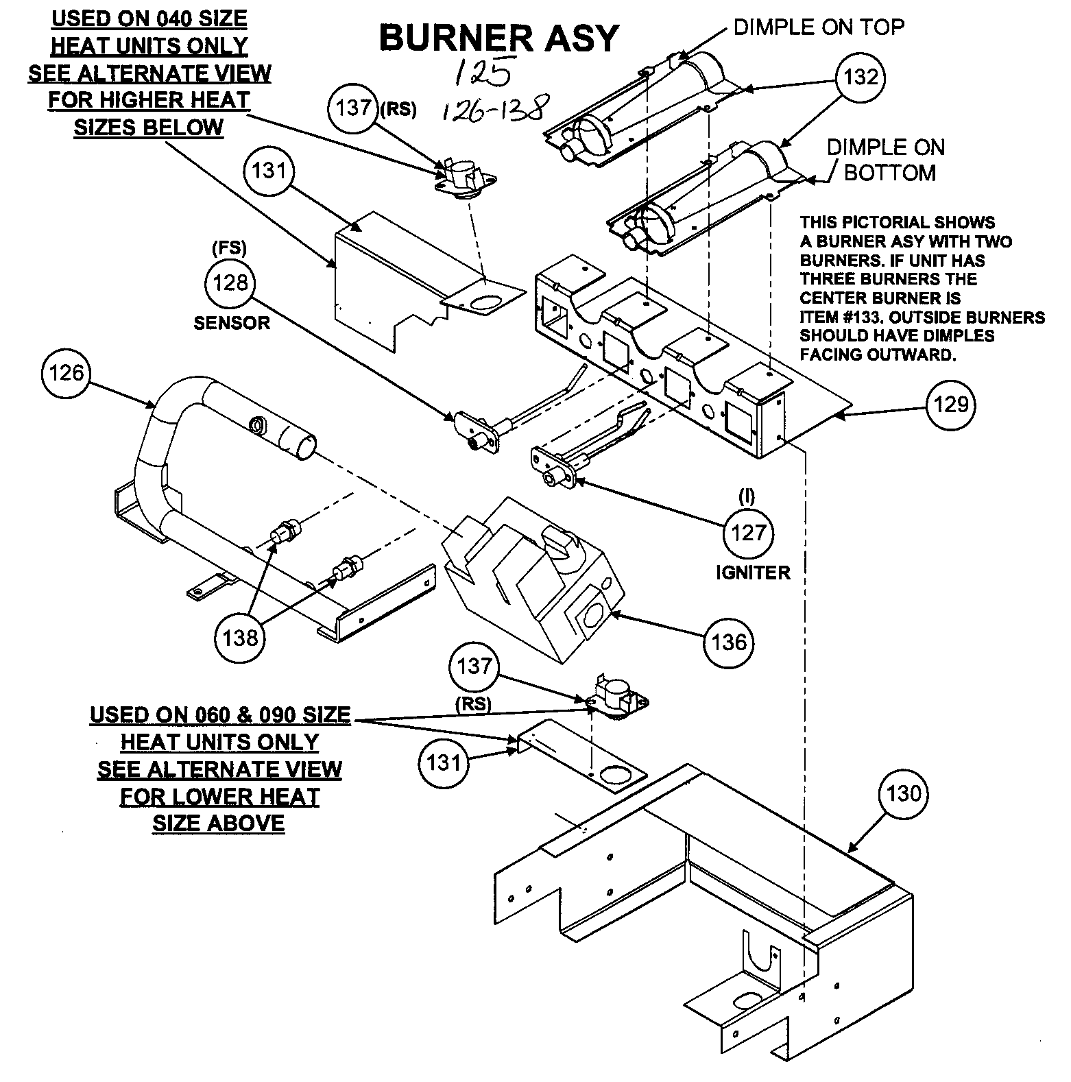 Burner assy