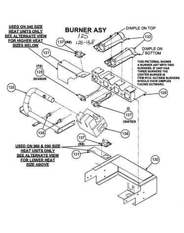 Burner assy