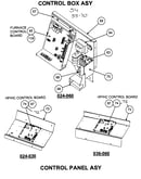 Control box/control panel assy