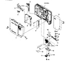 Sony DSC-G1 cabinet parts diagram