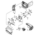 Panasonic SDR-H200P cabinet parts diagram