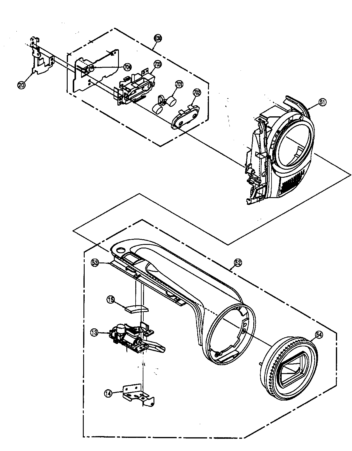 FRONT HOOD/FRONT PCB