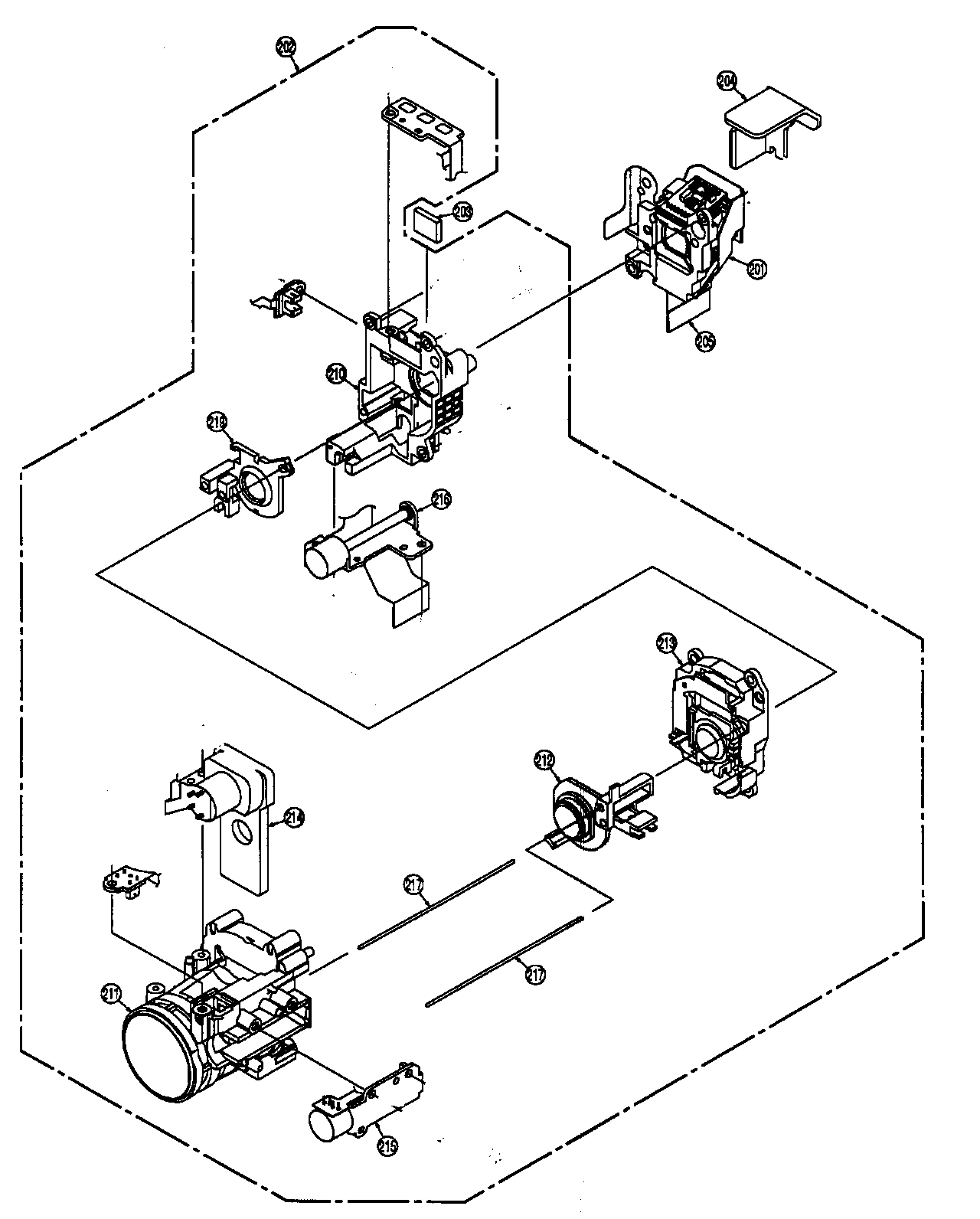 Ccd/lens assy