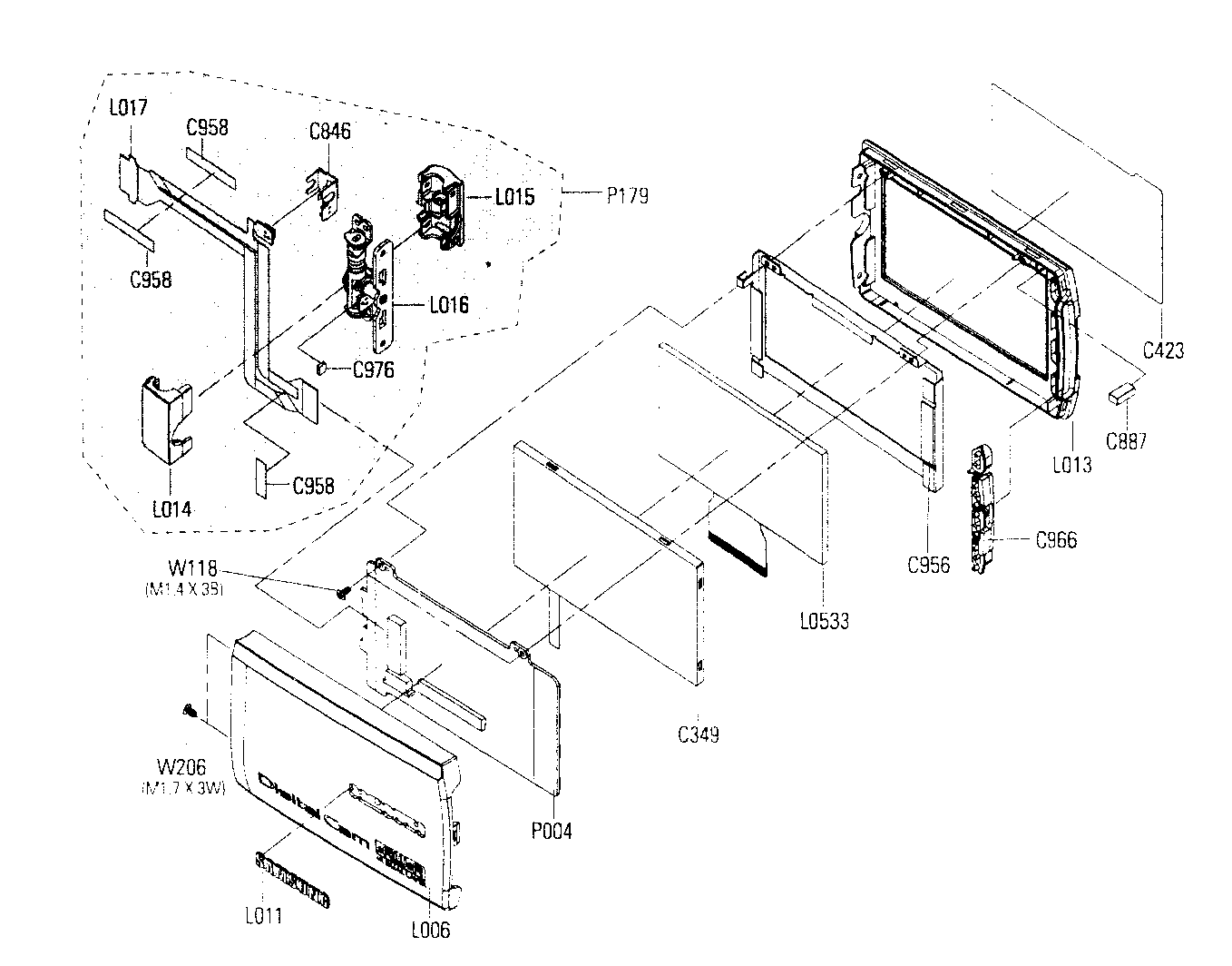 Lcd assy