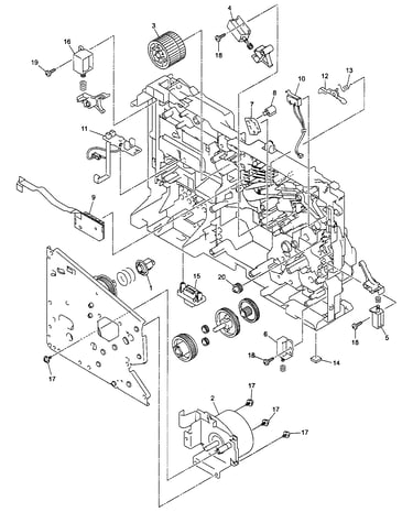 Frame l/drive unit